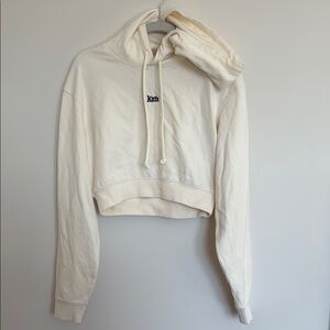 Kith Cream Cropped Hoodie